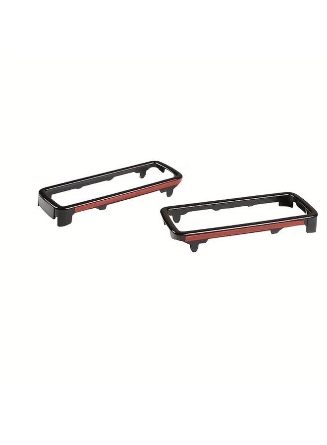 Glossy Black Tow Hook Hole Cover Trim Stickers For 2020 2025 Land Rover Defender - Image 3